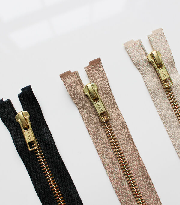 YKK Brass Open End Zip