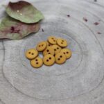 Ochre Classic Matte Button