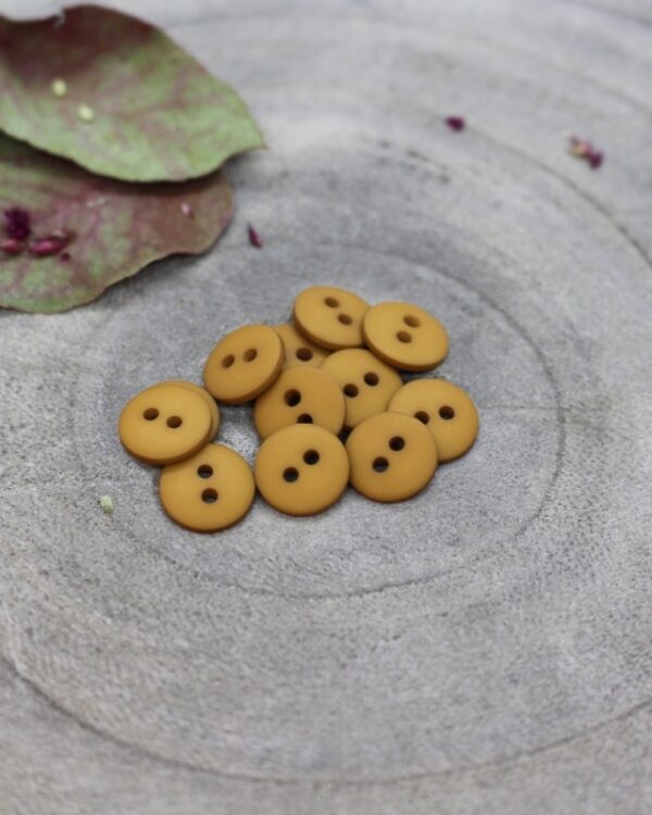 Ochre Classic Matte Button
