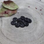 Black Classic Matte Button