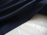 Navy Silk Noil