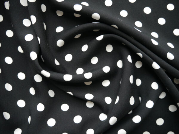 Spots Viscose Twill