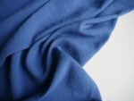 Blue Viscose Linen Slub