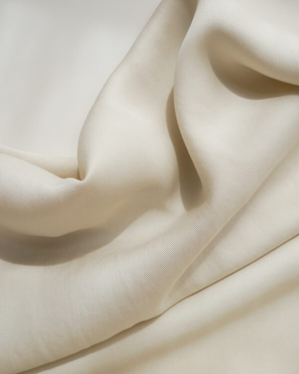Ivory Lyocell Twill (made with TENCEL™ fibers)