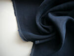 Navy Culinten Slub (made with Cupro, Linen and TENCEL™ fibers)