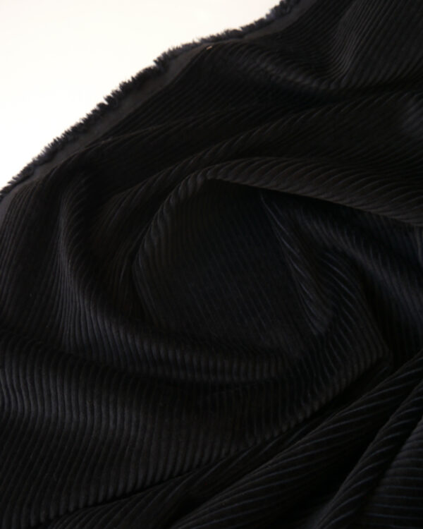 6 Wale Black Corduroy