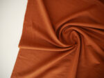 Rust Bamboo Cotton Stretch Fleece