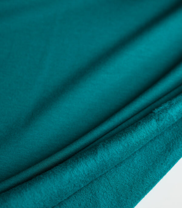 Teal Bamboo Cotton Stretch Fleece