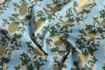 Periwinkle Pineapple Stripes Cotton