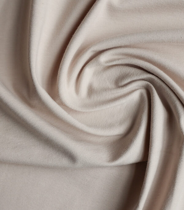 Remnant 1.7m: Stone Cotton Jersey Knit