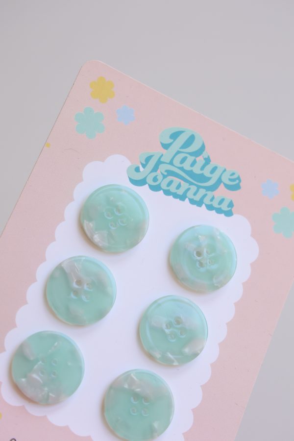 Macaroons Buttons 25mm