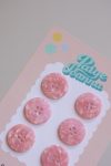 Candy Floss Buttons 25mm