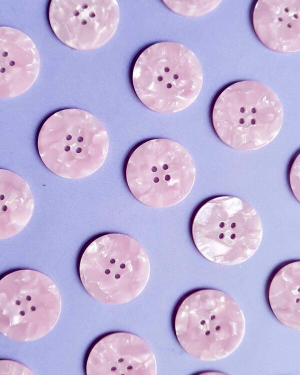 Candy Floss Buttons 25mm