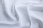 White Viscose Linen Slub