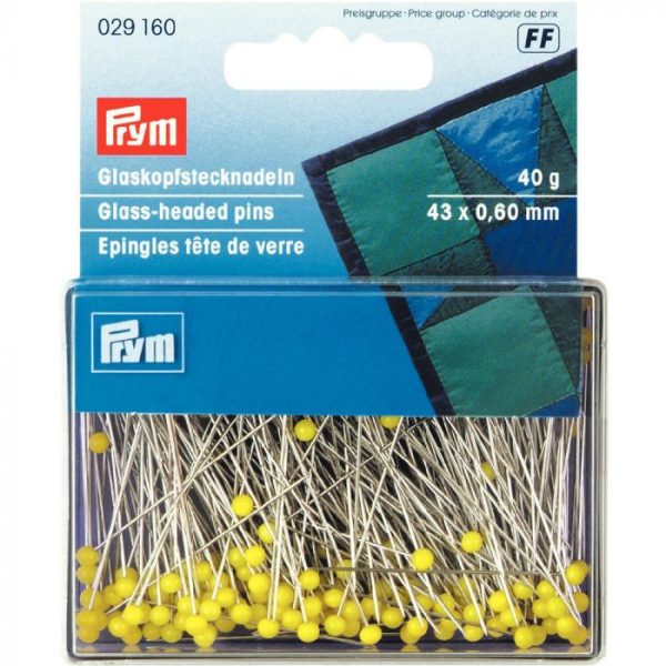 Prym Super Fine Glass Headed Pins