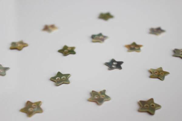 Shell Star Button 11 mm