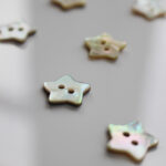 Shell Star Button 15 mm