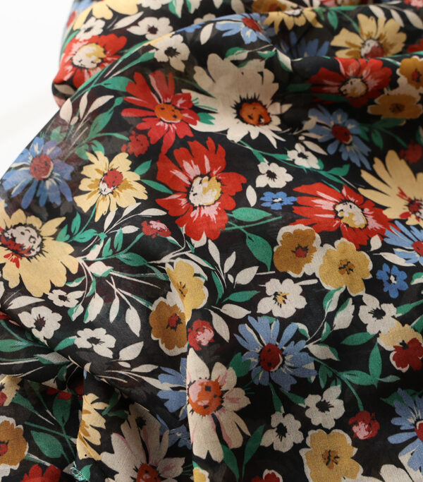 Garden Blooms Cotton Silk