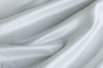 Pearl White Shine Viscose Twill Lining