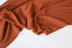 Rust Bamboo Cotton Ribbing