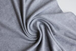 Heather Grey Bamboo Cotton Ribbing