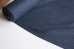 Heather Blue Bamboo Cotton Ribbing
