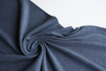 Heather Blue Bamboo Cotton Ribbing