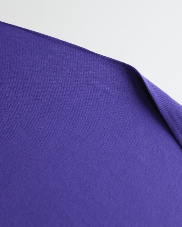 Purple Bamboo Cotton Ribbing