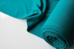 Teal Bamboo Cotton Ribbing