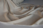Cream Cotton Linen Rayon Wave Jacquard