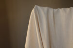 Cream Cotton Linen Rayon Wave Jacquard