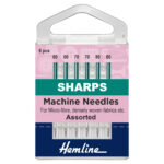 Sharps Sewing Machine Needles - Mixed Sizes