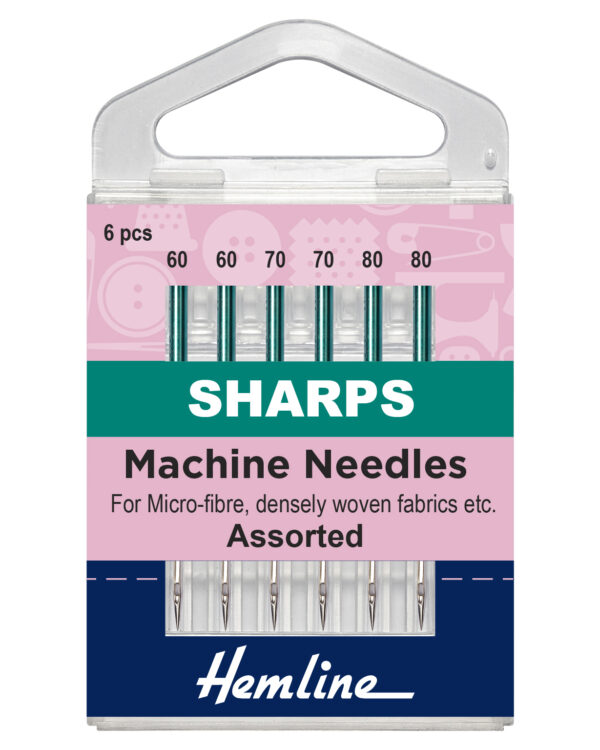 Sharps Sewing Machine Needles - Mixed Sizes