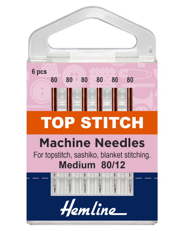 Top Stitch 80/12 Sewing Machine Needles