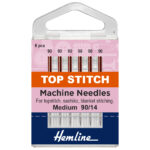 Top Stitch 90/14 Sewing Machine Needles