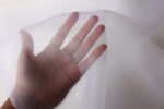 White Silk Organza