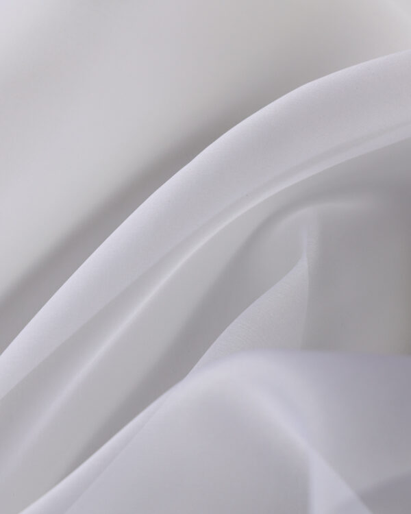 White Silk Organza