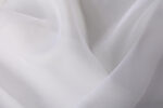 White Silk Organza