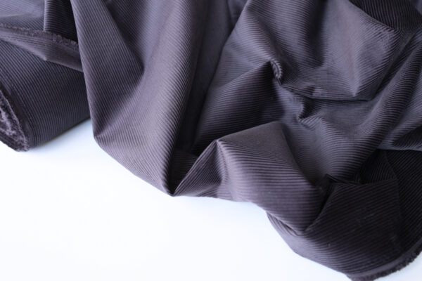 Charcoal Stretch Corduroy - Image 2