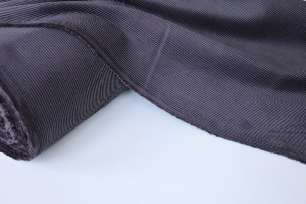 Charcoal Stretch Corduroy - Image 4