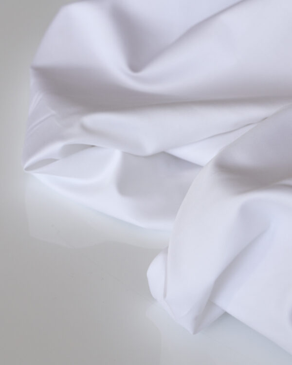 White Cotton Sateen