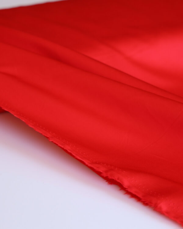 Red Cotton Sateen