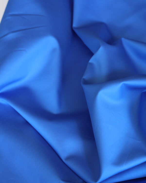 Blue Cotton Sateen