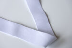 32mm White Woven Elastic