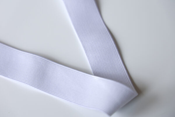 32mm White Woven Elastic - Image 2