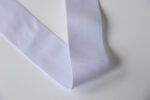 50mm White Woven Elastic