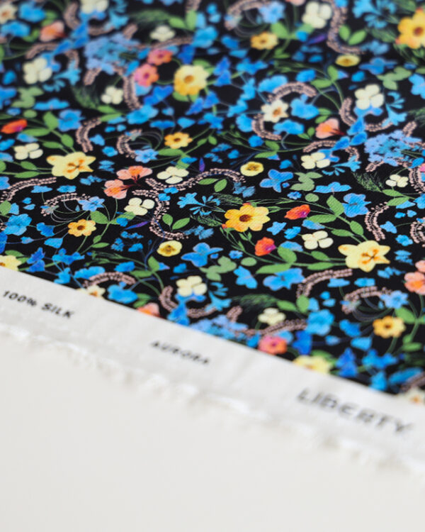 SISTER MINTAKA Liberty Fabric Silk crepe de chine-3