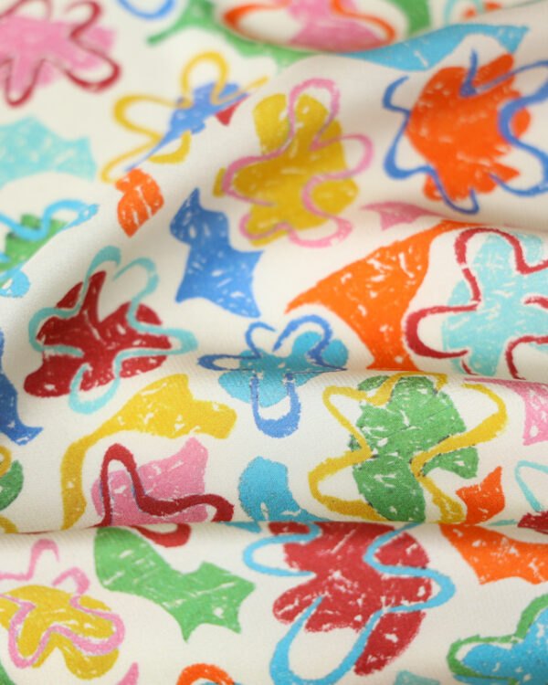 Crayon Festival Silk Crepe De Chine