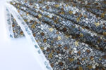 Meadow Grey Metallic Cotton - Remnant 1.4 m