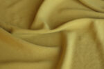 Mustard Viscose Linen Crepe